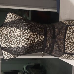 Victoria's Secret Black Lace Halter Chemise